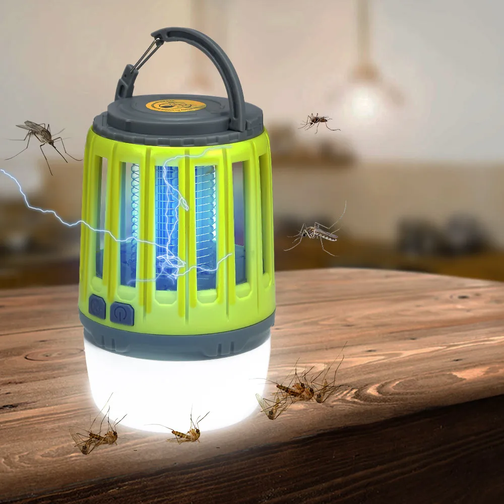 

Portable LED Camping Lantern Flashlights Tent Lamp USB Charging Lantern Electric Shock Type Mosquito Killer Lamp Outdoor Tools