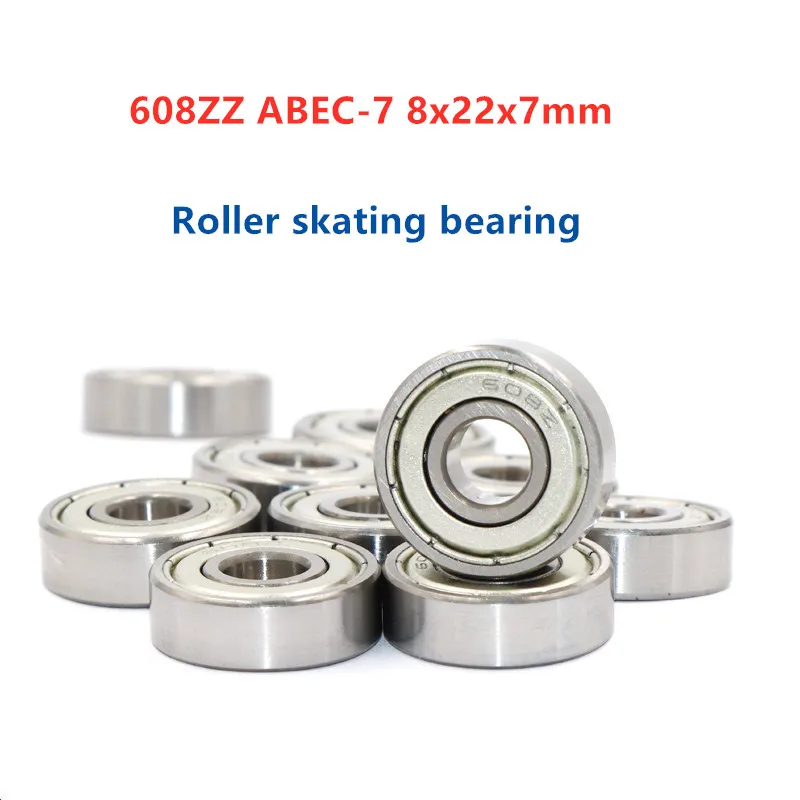 Buy 100pcs 608ZZ ABEC 7 skateboard wheel ball bearing