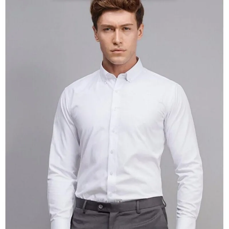 white dress shirt without collar