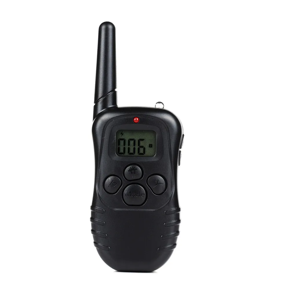Rechargeable-and-Waterproof-300meters-Remote-Electric-Shock-Anti-bark-Pet-Dog-Training-Collar-with-LCD-display (2)