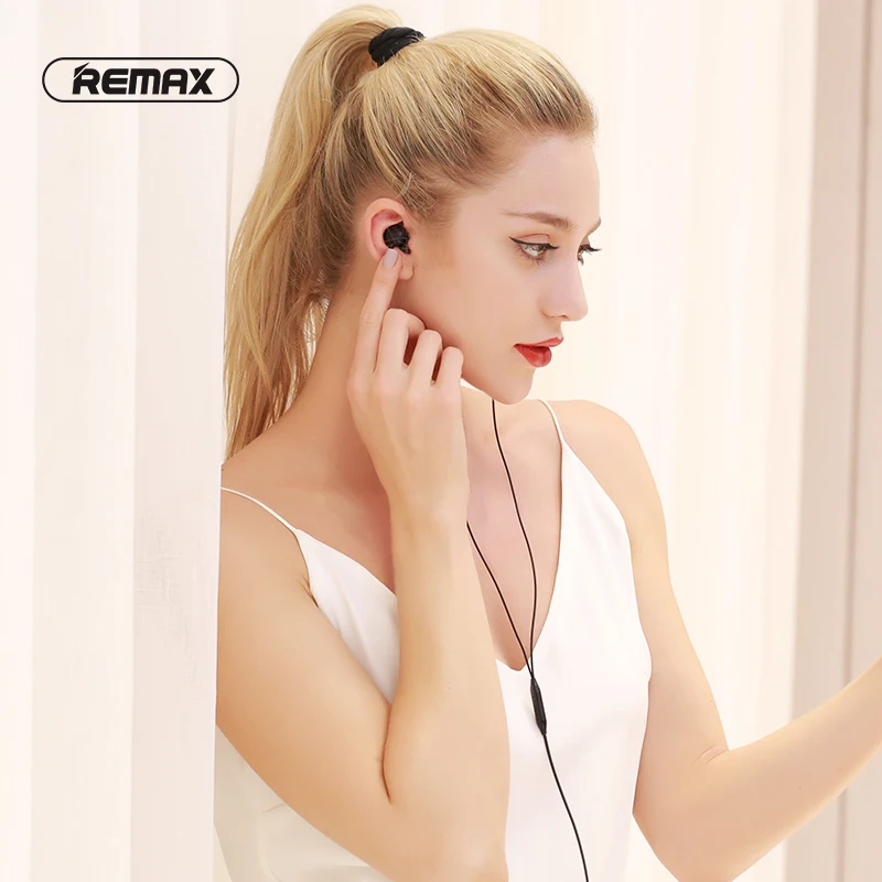 Оригинальные наушники Remax 550 проводная гарнитура с шумоподавлением модные