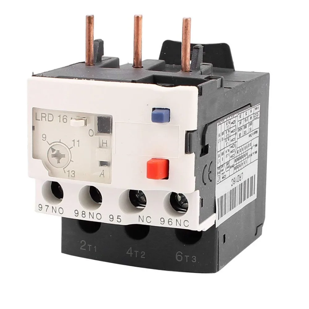 

3 Pole Protector Electric Thermal Overload Relay, LRD16C 9-13A LRD12C LRD14C LRD21C