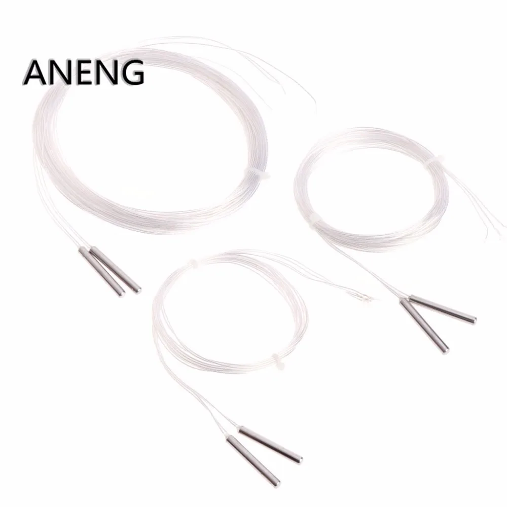 

ANENG 2 x PT 100 Platinum Resistance RTD Sensor Temperature Probe w/ 5m Wire