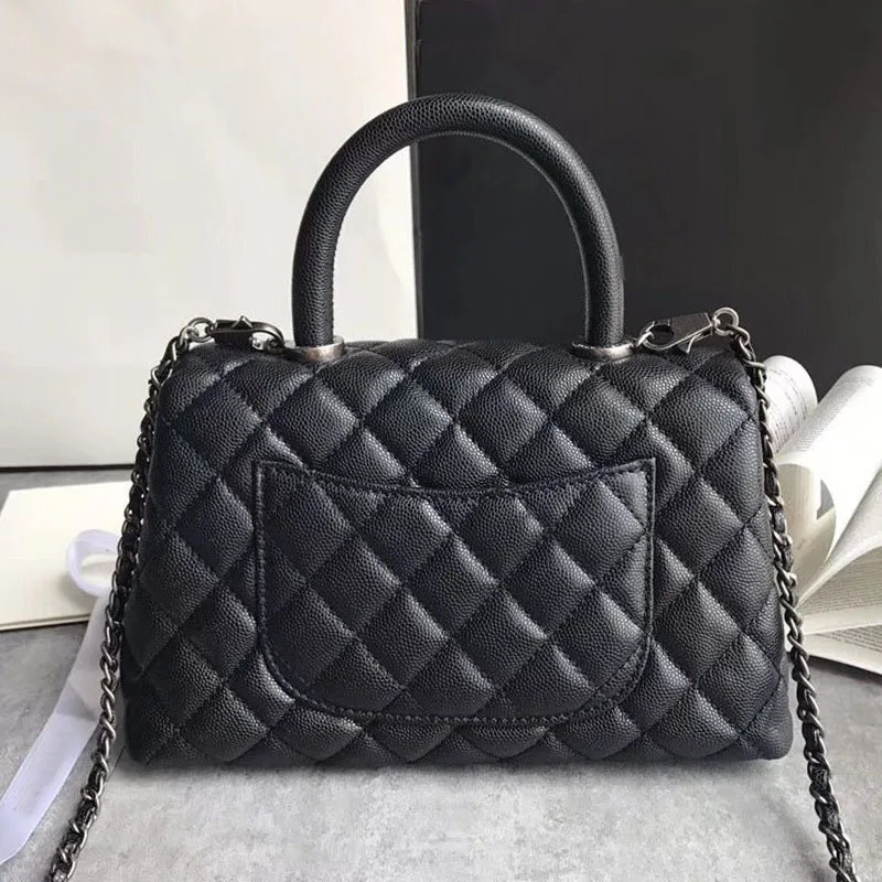 

Clssic luxury caviar bags women Top quality real leather shoulder bags designer calfskin purses chain tote bags