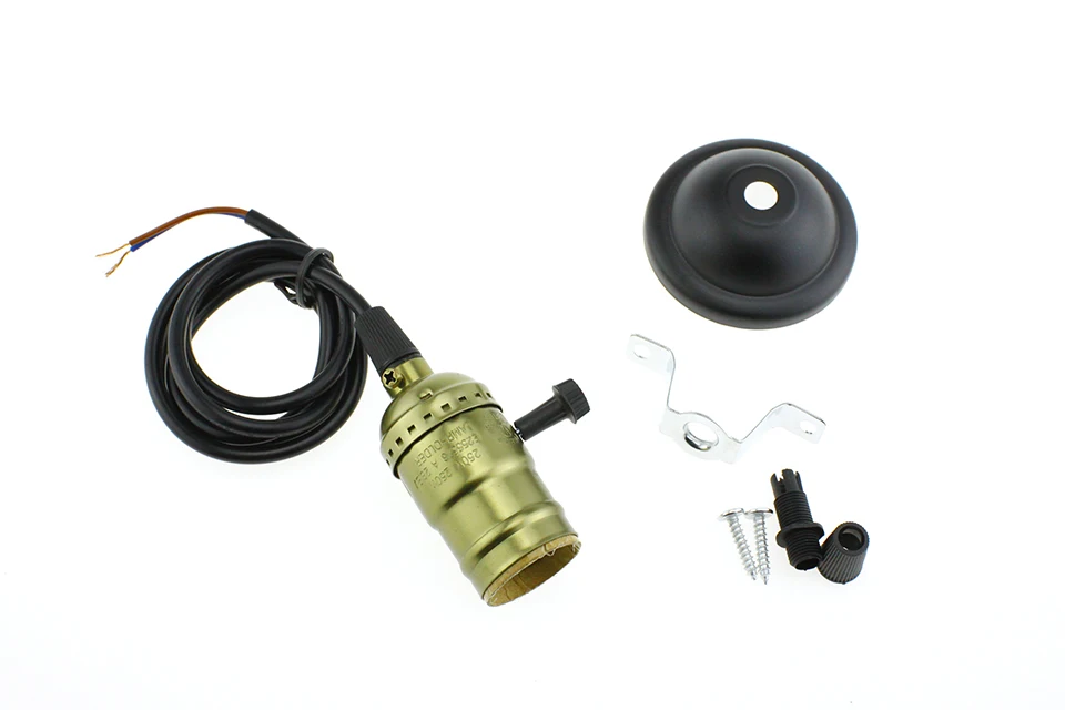 YNL Классическая винтажная Подвесная лампа с шнуром, Ретро Держатель для лампы, E27 220V 110 V, держатель для лампы, домашнее освещение