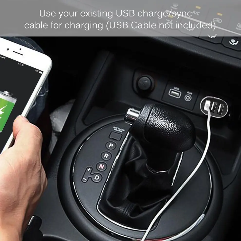

10 pcs 3 USB Car Charger Adapter Universal 3 Port 2A 2.1A 1A for Mobile Phone