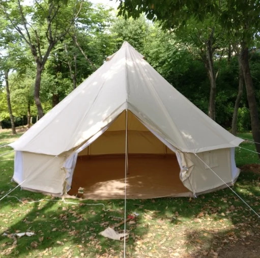 Холщовая палатка с колокольчиком 4 м 5 м|tent wall|canvas bell tentbell tent |