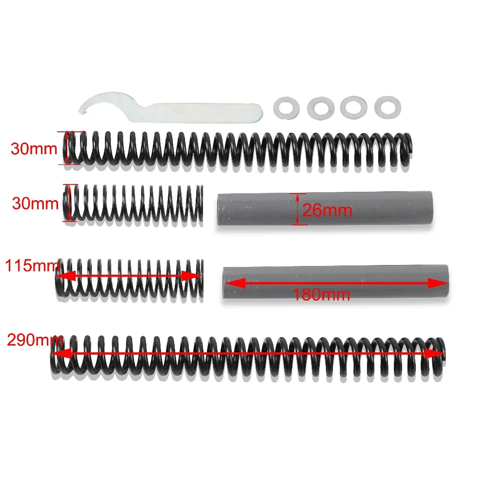 

Front Lowering Progressive Suspension Fork Springs Kit Motorcycle 39mm Fork For Harley Sportster XL883 XL1200 1988-2017 Low Iron