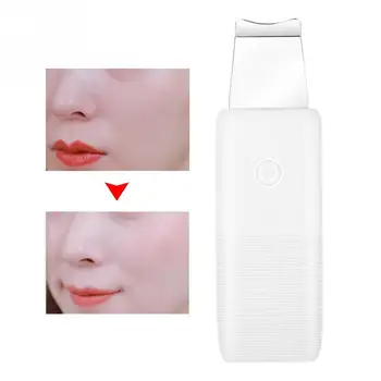 

New Ultrasonic Skin Scrubber Face Skin Deep Cleansing Spatula Blackhead Removal skin face care machine