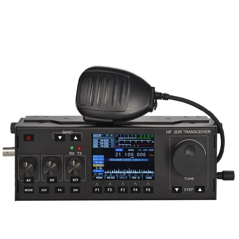 

10-15W RS-958B SSB HF SDR HAM Transceiver Transmit TX 0.5-30MHz V0.6 DF8OE's bootloader Compatible with MCHF + 4000mAh Battery