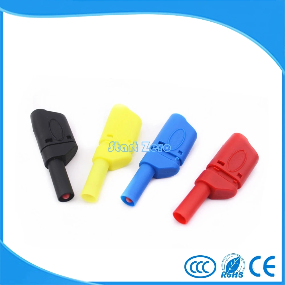 

1PCS Security banana plug 4MM Protected fully enclosed banana plugs test panel plug 20A