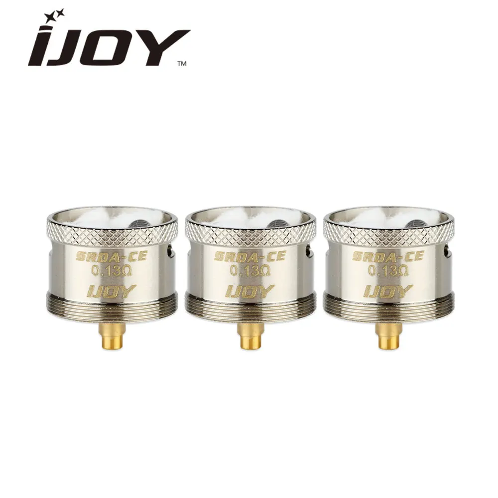 

3pcs IJOY COMBO SRDA Pre-made Coil for Combo Squonk RDA Atomizer 0.1ohm 0.13ohm Replacement Core Head Electric Cigarette Vape