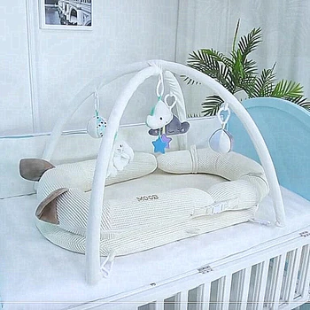 

Portable Removable And Washable Crib Travel Bed For Children Infant Kids Cotton Cradle Baby Nest Bed Crib Dropshipping