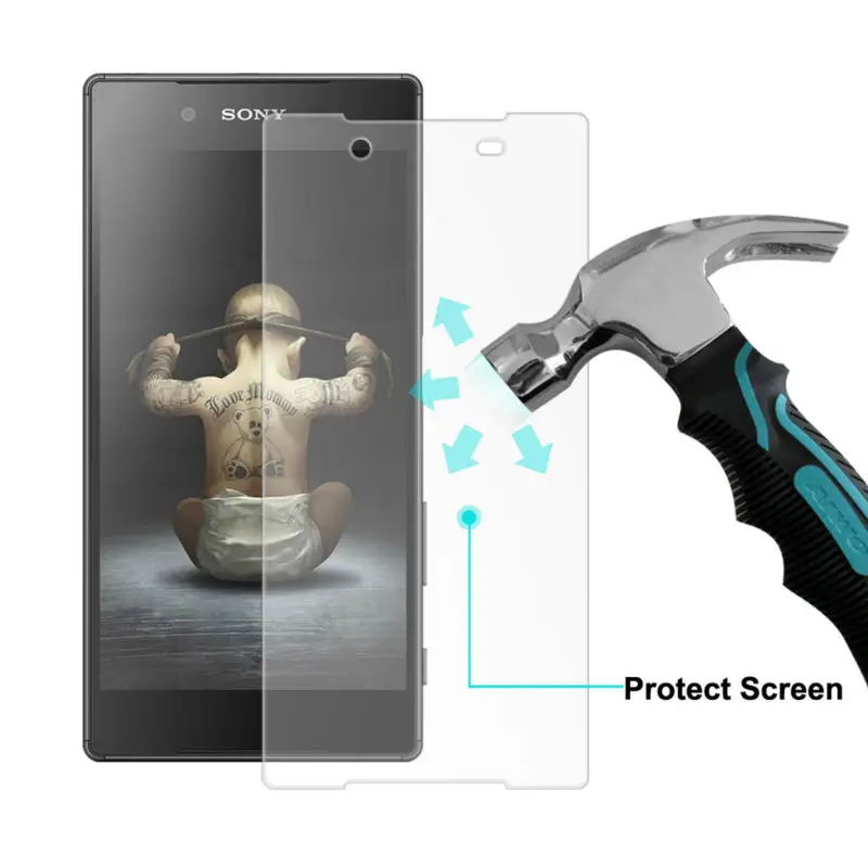 Новинка! Закаленное стекло 9H 2.5D с нанопокрытием пленка для Sony xperia Z2 Z3 X compact XA XA1 L1 Z5
