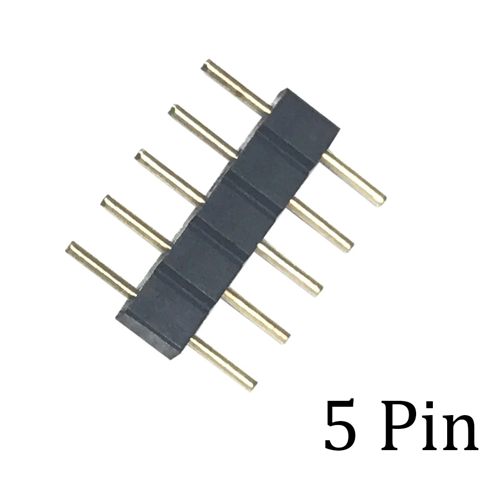 10 шт. 4 Pin RGB/5PIN коннектор RGBW адаптер штыревой штырь мужской тип двойной для RGB/RGBW 5050
