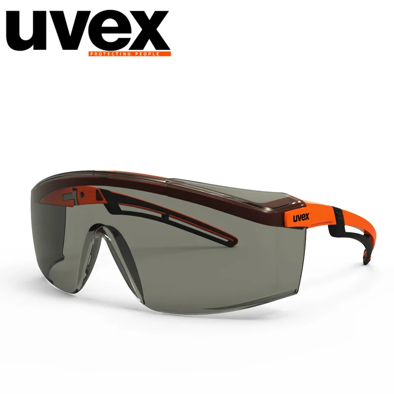 UVEX Safety Goggles Gray Lens Protective Eyeglasses Anti-fog Anti-impact Work Riding Eyewear Anti-Sand Goggles Eye Protection (1)