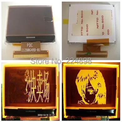 

34PIN COG 12864 LCD Screen ST7565S Controller 3.3V Orange Backlight