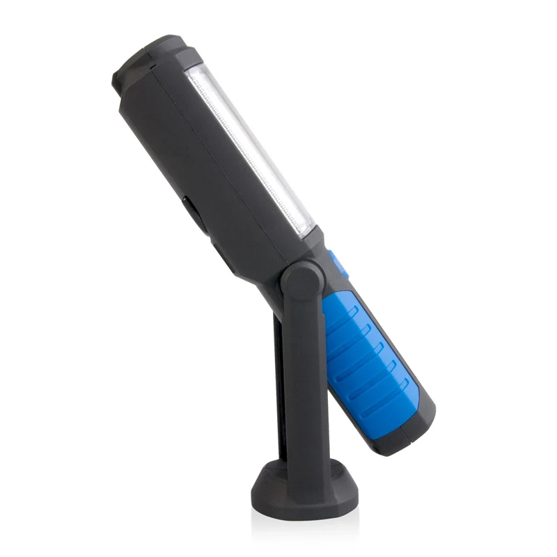Светодиодный фонарь COB с аккумулятором 18650 и зарядкой от USB портативный подставка