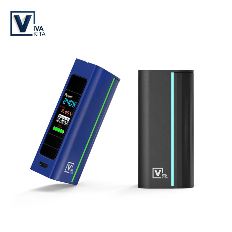 

Vape Mod 80w Electronic Cigarette Vivakita Move Grand 80W Box Mod Fit Atomizer 510 Thread Tank power 18650 Battery mod