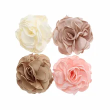 100pcs/lot 3'' Satin Burned Edge Flowers Fabric Mesh Flowers For Baby headband DIY Accessory цена 100pcs/lot 3'' Satin Burned Edge Flowers Fabric Mesh Flowers For Baby headband DIY Accessory цены онлайн