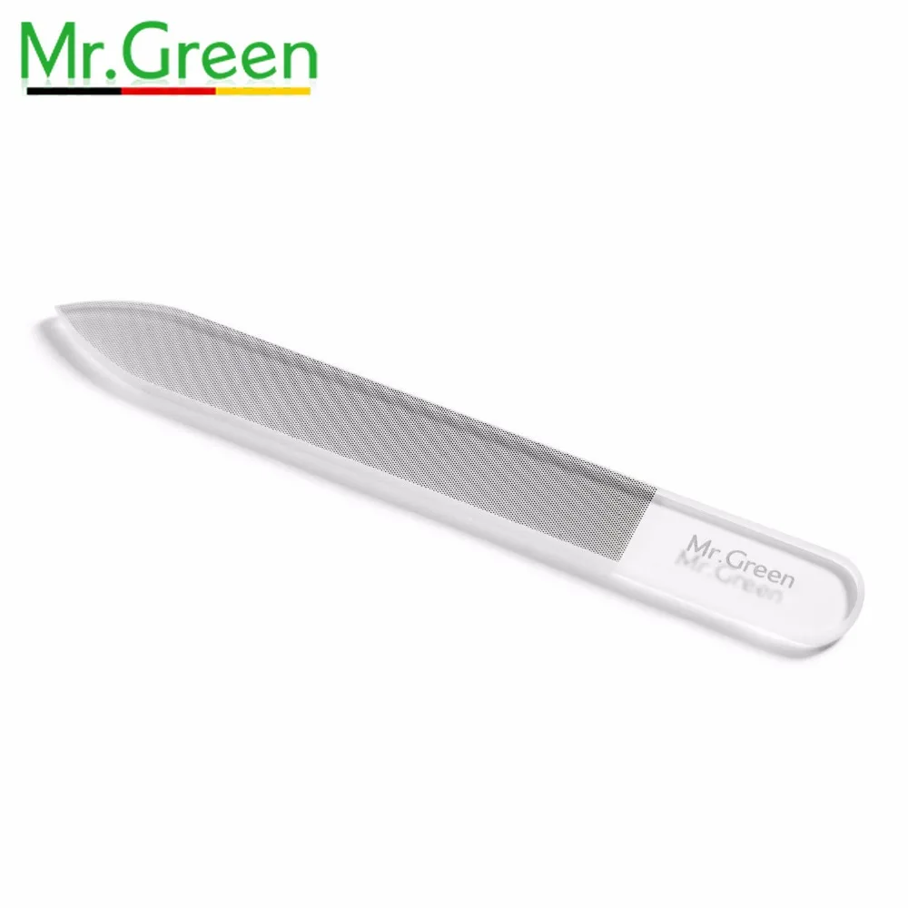 Mr. green профессиональная пилка для ногтей с двойным кристаллом стеклянный |