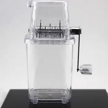 

Adoolla Multifunction Manual Mini Home Transparent Ice Crusher Shaver Kitchen Tool