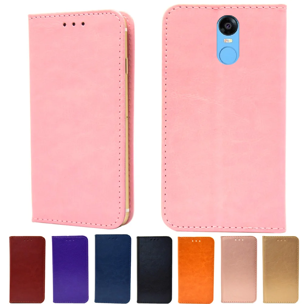

LIHAIJUN Luxury Book Wallet PU Leather Flip Case Stand Card Holder Case Cover For Tecno Pouvoir2 Pouvoir 2