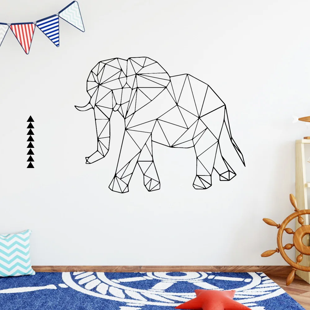 

Diy linex elephant Home Decorations Pvc Decal For Children's Room Wall Art Decal