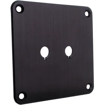 

CNC Machining----black anodized brushing plates