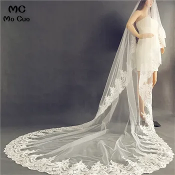 

Amazing High-End New 3M Cathedral Long Wedding Veils Special Special Bridal Veil Wedding Accessories Bride Wedding Veil