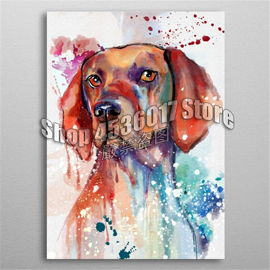 

5D DIY Diamond Painting Full Diamond Embroidery Watercolor animal Dog Diamond Mosaic Cross Stitch Set Home Decor Arts & Crafts