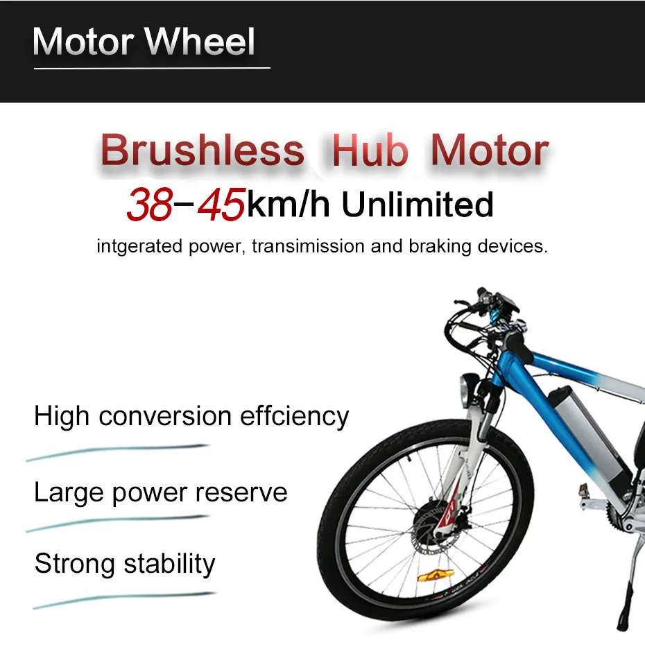 Best Electric Bike Kit 500w Motor Wheel 48V E Bike Kit 500W Wheel Motor Electric Bicycle Conversion Kit for 20-29in Front Hub Motor 6