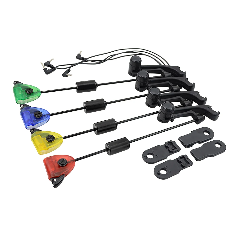 Tanie Swingers LED Carp Fishing zestaw w przypadku sygnalizator brań wskaźniki Bite B2002