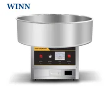 WINN Stainless Steel Electric sweet cotton candy machine 220V/110v Fancy cotton candy maker Floss Machine Spun sugar Processor fancy gas cotton candy maker candyfloss diy sugar floss flower type commercial cotton candy machine stainless steel skt 1 220v