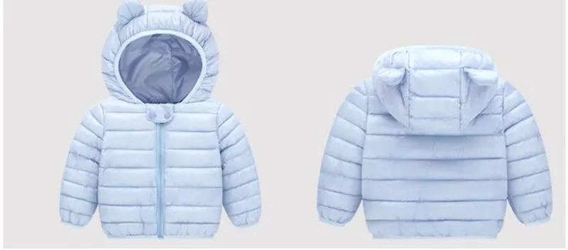 COOTELILI Cute Bear Warm Winter Coat For Girls Thicken Children's Winter Jackets Parkas Baby Girls Boys CLothes 80-120cm  (7)