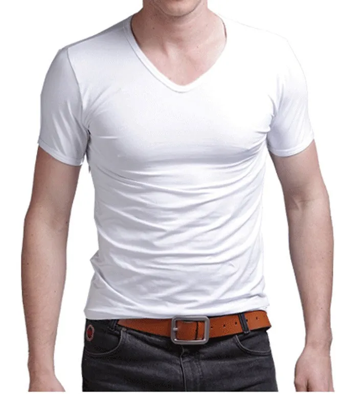 Лето,, хлопковая футболка, мужская повседневная футболка с коротким рукавом и v-образным вырезом, черные/серые/зеленые/белые S-5XL, MTS181