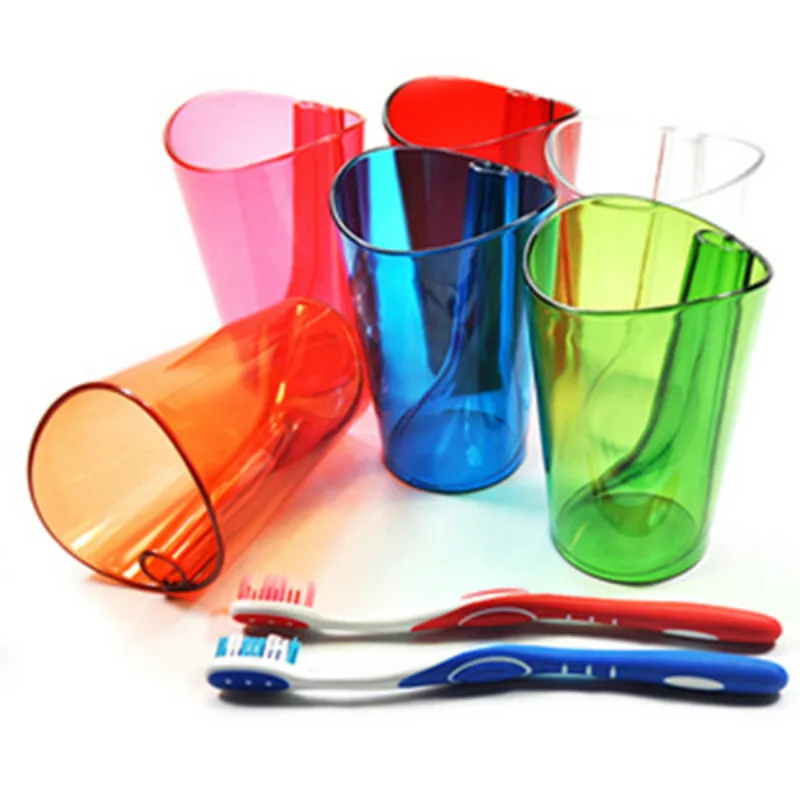 6 Color Home Antiscale Innovative Gargle Tooth Mug Toothbrushing Cup