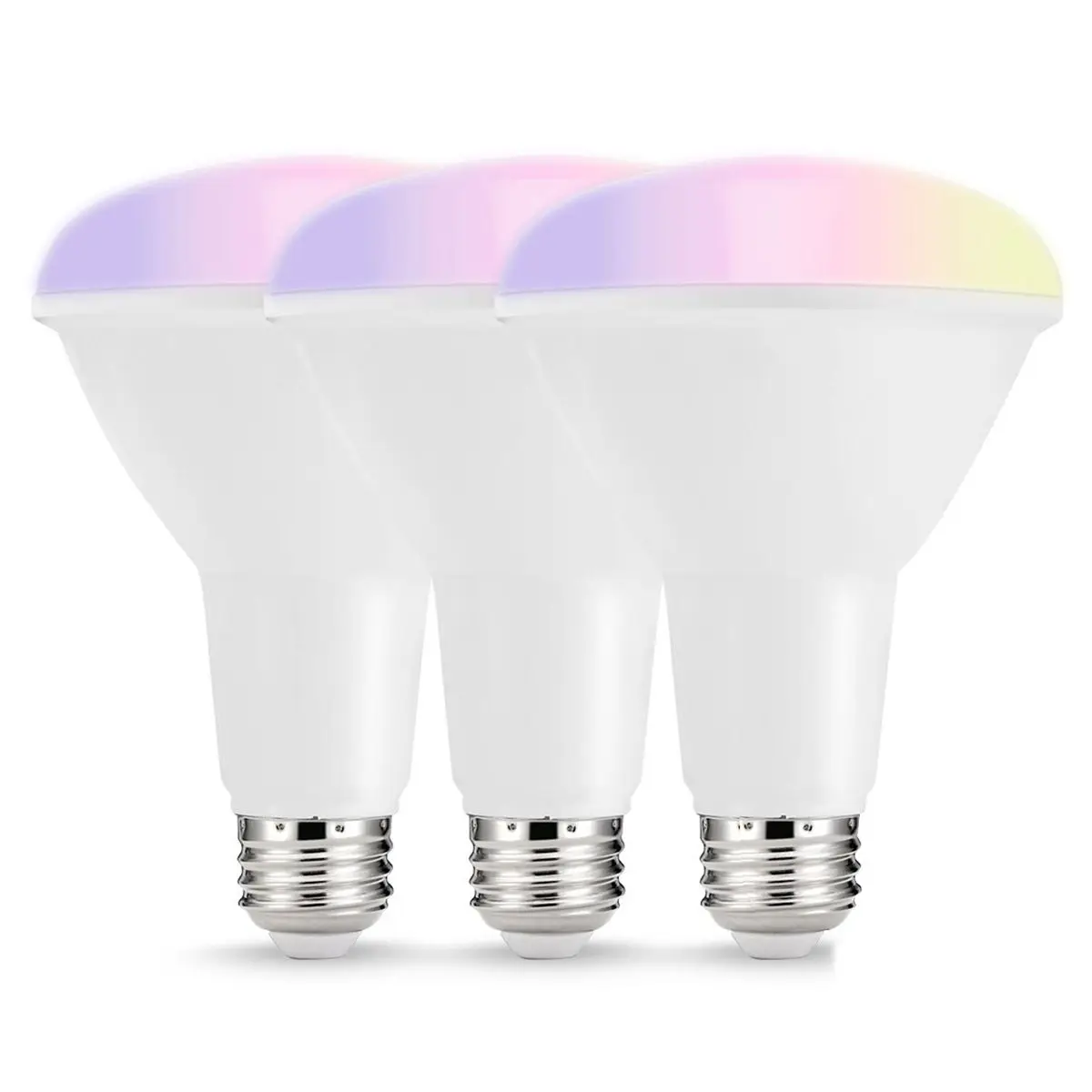 

NEW Smart LED Bulbs,Multicolored WIFI LED Lights, BR30 Dimmable Recessed Light Bulbs, 75W-80W Equivalent Flood Light, Compat