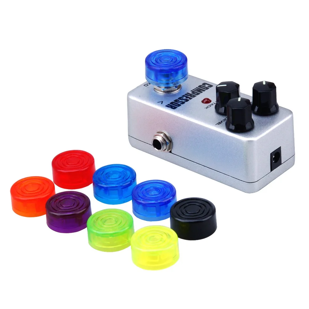 MoonEmbassy Guitar Pedal Footswitch Topper Plastic Foot Nail Cap Protector For Guitar Effect 10 Pcs/Pack MoonEmbassy Guitar Pedal Footswitch Topper Plastic Foot Nail Cap Protector For Guitar Effect 10 Pcs/Pack