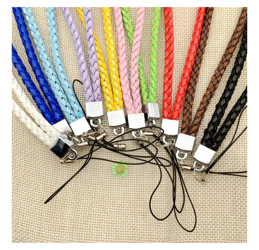 

Short Wrist Straps Chain for Mobile Phone,Camera, USB Flash Drive Neylon Weave Lanyard Rope