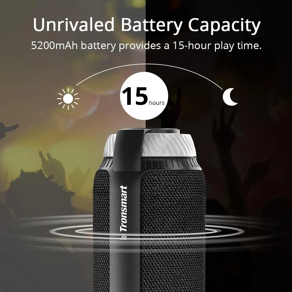 Tronsmart элемент T6 25 Вт Портативный Bluetooth Динамик с 360 градусов стерео звук Mini s USB AUX