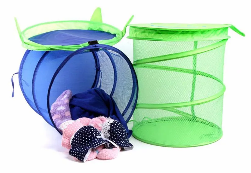 Милый мультфильм складная ткань корзина для белья стиральная одежда сумка держатель с крышкой Красочные животные детские игрушки большой Органайзер