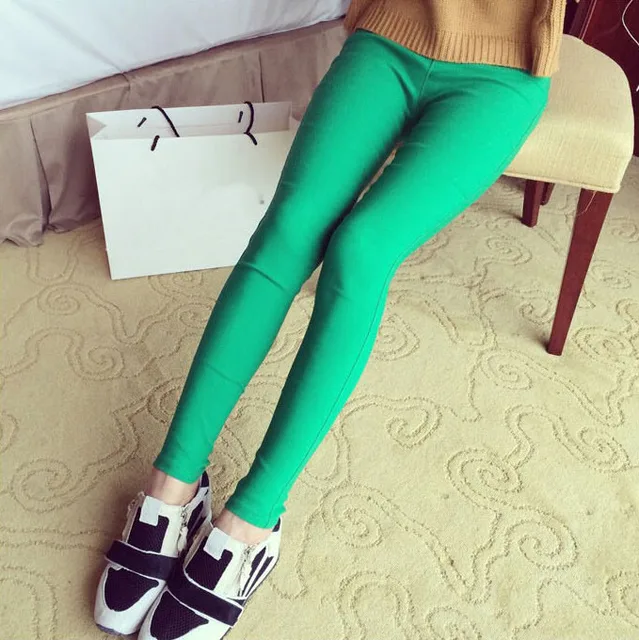 BIVIGAOS Fashion Multicolor High Elastic Woven Casual Legging Pants ...