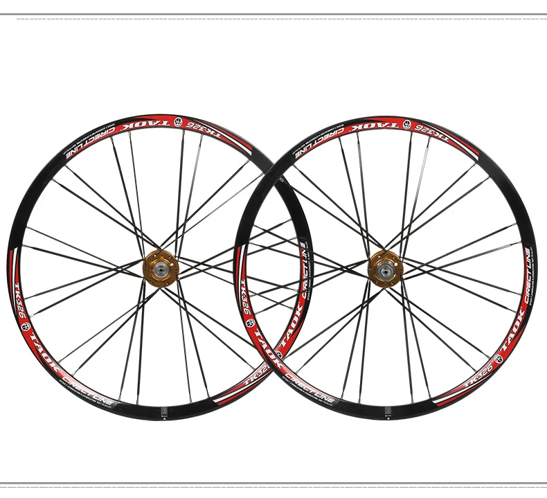 Cheap TAOK topluch mountain bike wheel set 26 inch disc wheel quick detachable drum 24 hole straight pull wheel 9 Cheap TAOK topluch mountain bike wheel set 26 inch disc wheel quick detachable drum 24 hole straight pull wheel 9