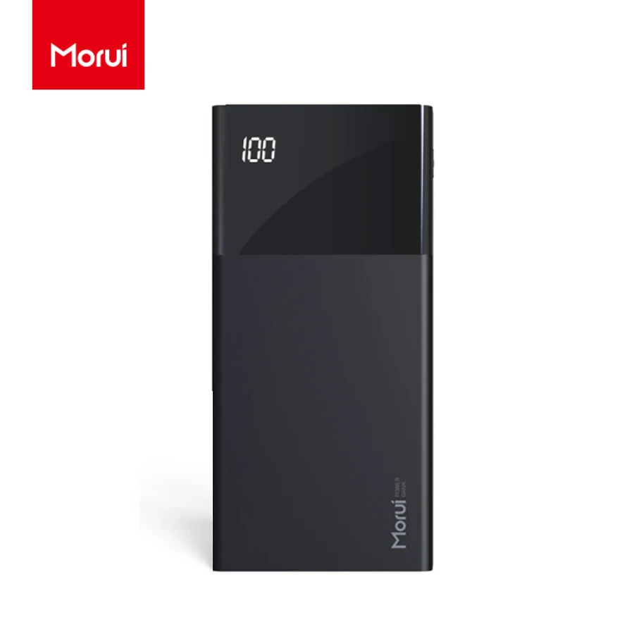 

MORUI 20000mAh Power Bank ML20 20000 mAh Powerbank Charger LED Smart Digital Display External Battery for Xiaomi iPhone Samsung