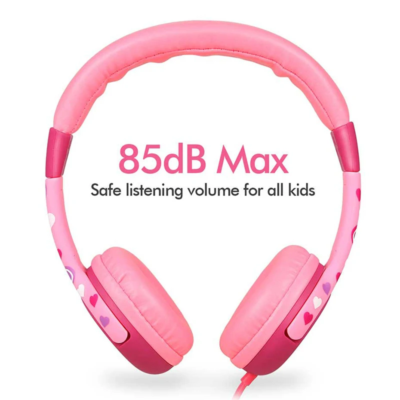 Портативный Дети Наушники безопасно детей Over Ear гарнитура с регулируемым