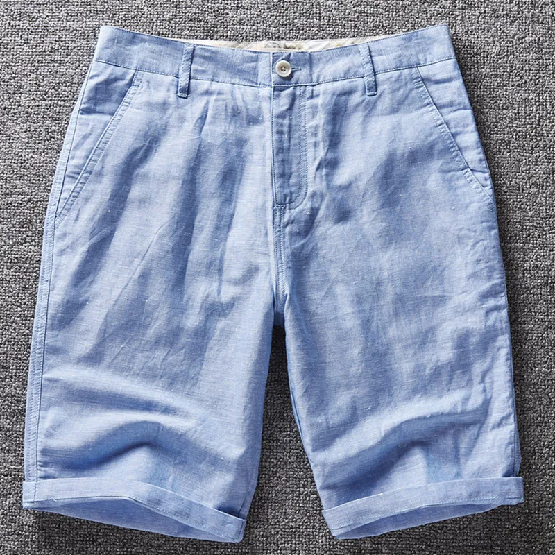 Men Linen Shorts Promotion-Shop for Promotional Men Linen Shorts ...