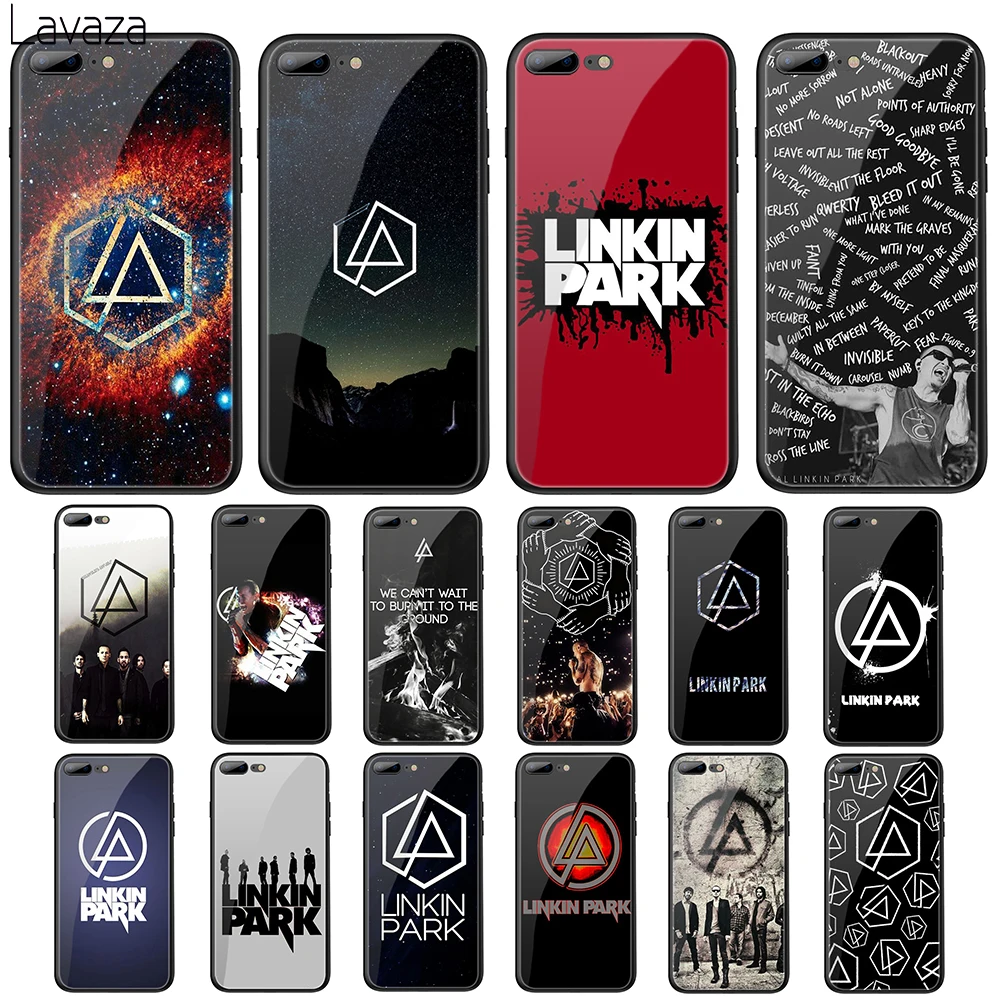 Lavaza Linkin Park закаленное стекло чехол для Apple iPhone 6 6s 7 8 плюс X 5 5S SE XS Max XR