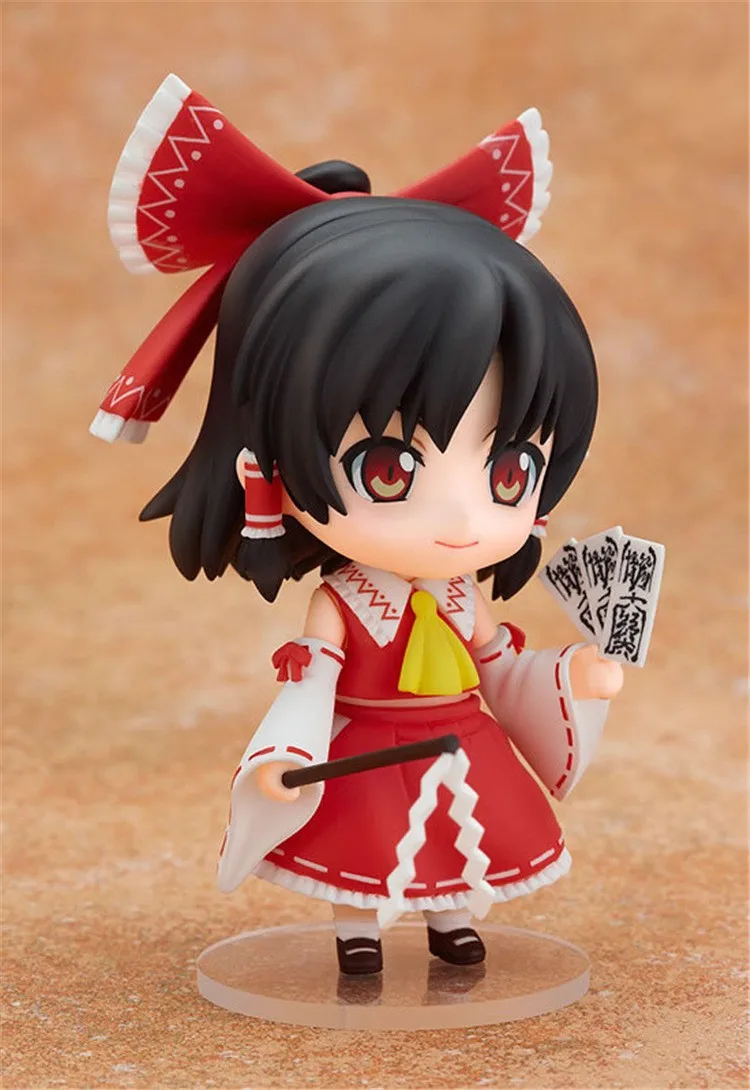 Nendoroid Touhou Hakurei Reimu#74 ПВХ фигурки Набор Модель Коллекция игрушек 10 см