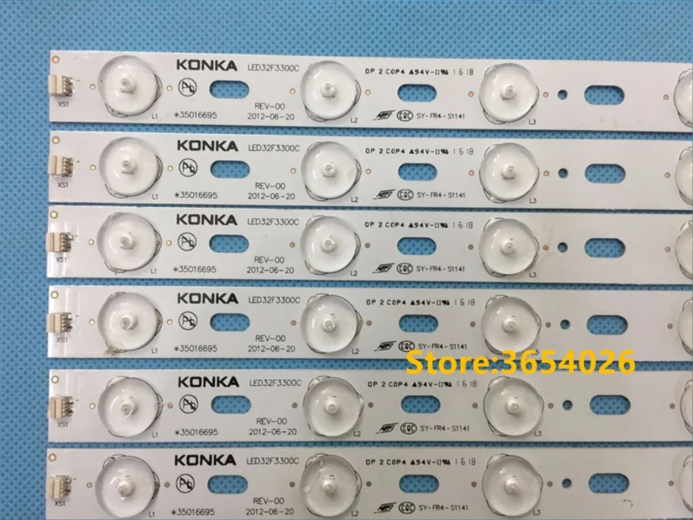 4 шт./лот новый первоначально для Конка LED32F3300C статья лампы, 35016695, 35017314, 35017828, 35017248